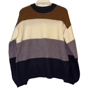 Eesome Women's Multicolor Striped Sweater
